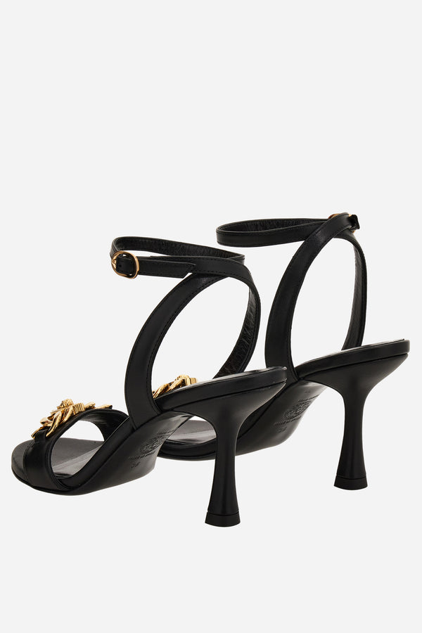 Icon Chain Sandal  In Calf Leather