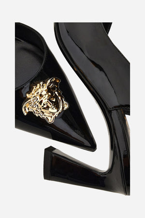 La Medusa Sling Back  In Patent Leather