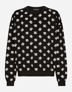 ROUND-NECK SWEATSHIRT WITH DG MONOGRAM PRINT