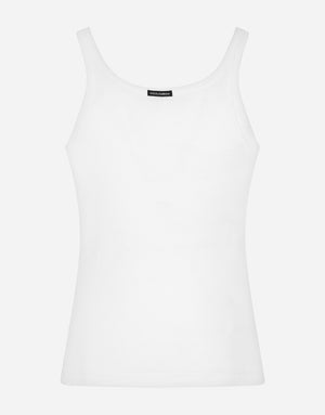 FINE-RIB COTTON SINGLET