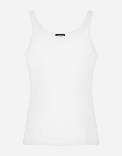 FINE-RIB COTTON SINGLET