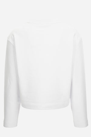 Sweatshirt In Sweatshirt Versace Milano Print