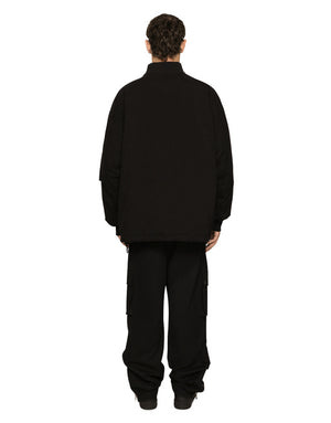COTTON FAILLE JACKET WITH DGVIB3 PATCH