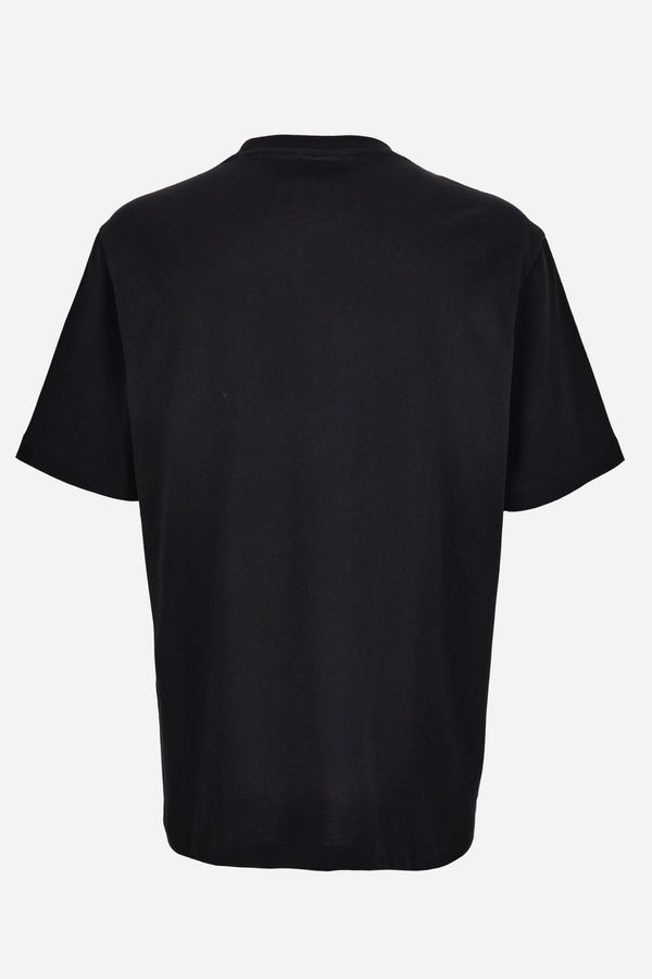 T-Shirt In Cotton Jersey-Greca Print