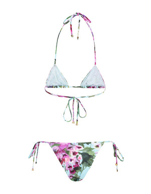 BLUEBELL-PRINT TRIANGLE BIKINI