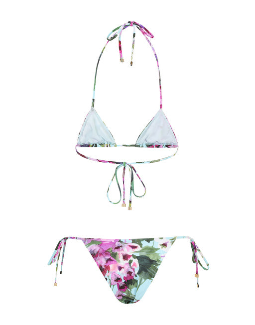 BLUEBELL-PRINT TRIANGLE BIKINI