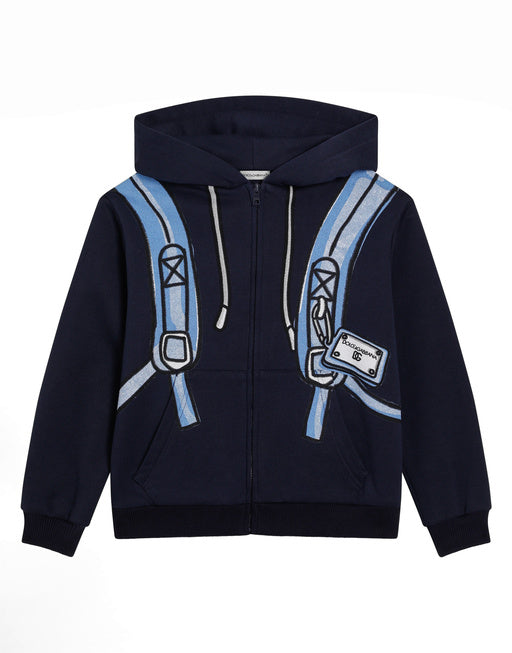 HOODIE WITH DG BACKPACK PRINT