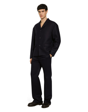 SINGLE-BREASTED WOOL JACKET