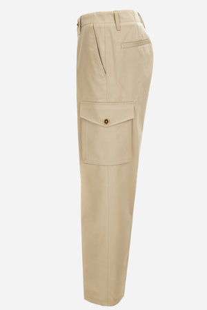 Informal Pant In Responsible Cotton Gabardine Wr Fabric