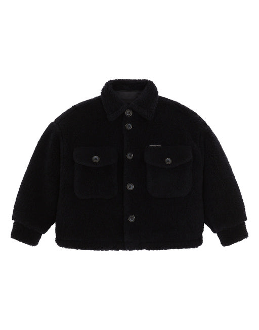 TEDDY JACKET WITH PATCH POCKETS