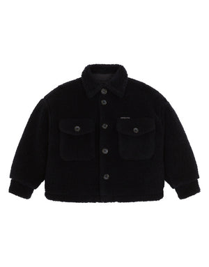 TEDDY JACKET WITH PATCH POCKETS