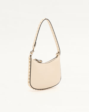 MINI HOBO ROCKSTUD IN VITELLO GRANATO