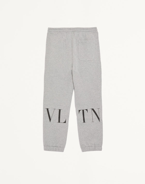 Pantaloni Valentino in cotone con stampa VLTN