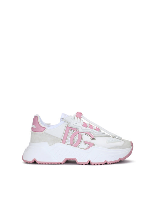 MIXED-MATERIAL DAYMASTER SNEAKERS WITH DG LOGO PATCH