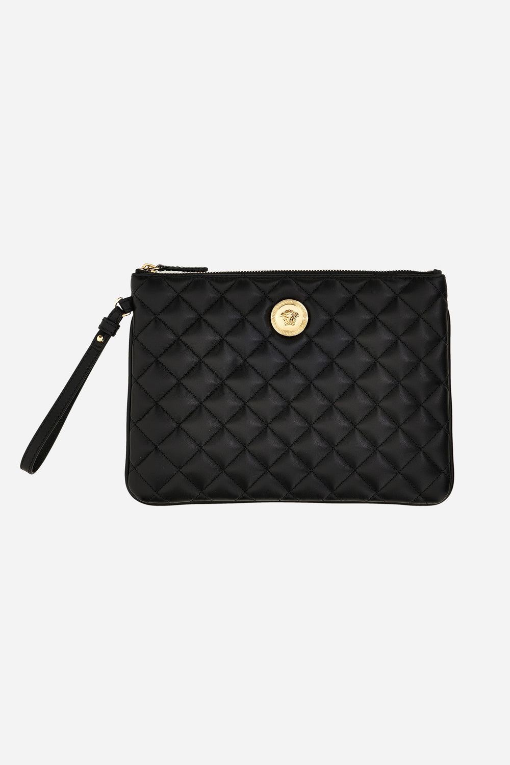 Icon Pouch In Quilted Lamb Leather