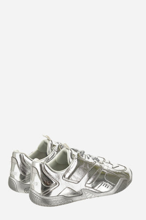Galaxia Sneaker In Laminated Lamb Leather