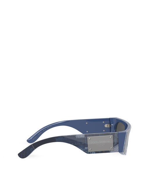 PATCHWORK DENIM SUNGLASSES
