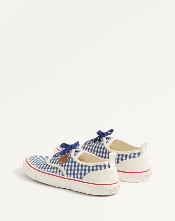 Sneaker Nojoke In Tessuto Canvas Stampa Vichy