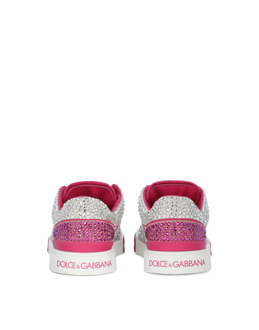 NEW ROMA SNEAKERS WITH FUSIBLE RHINESTONES