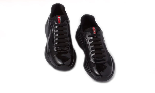 America's Cup in vernice e tessuto bike Nero Prada  Sneakers