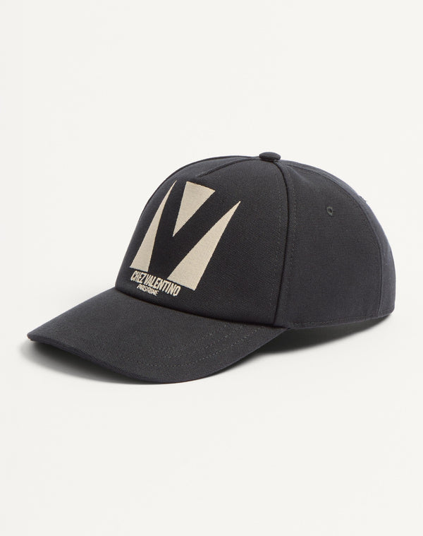 Cappello Baseball Chez Valentino In Cotone 