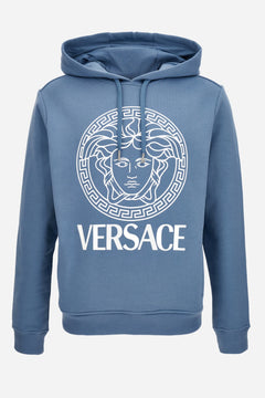 Sweatshirt In Non-Brushed Sweat Fabric-Logo Print