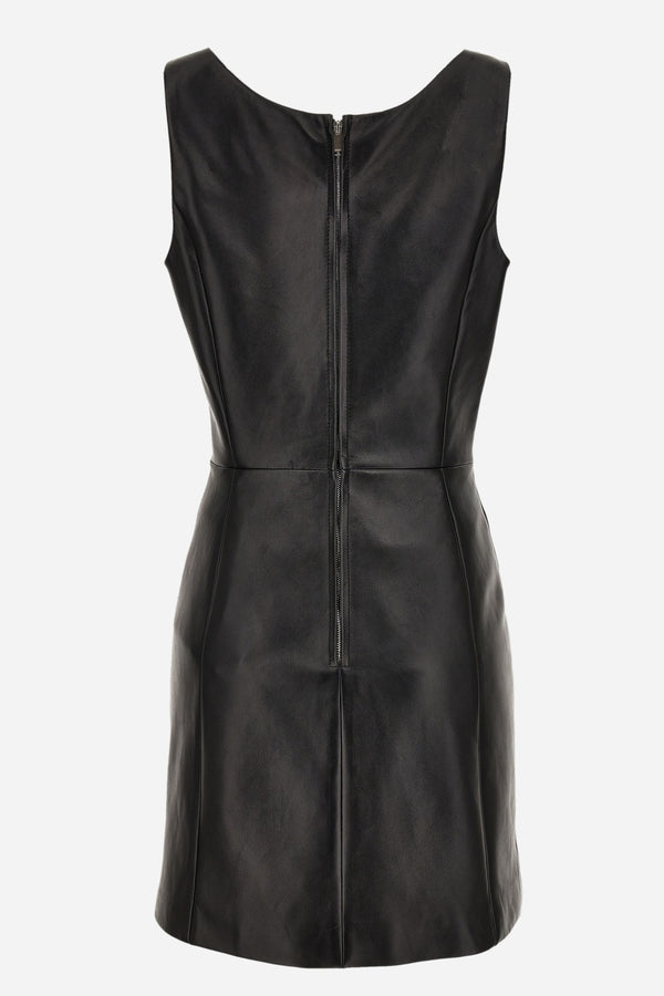 Dress Leather In Lamb Leather  With Safety Pin
