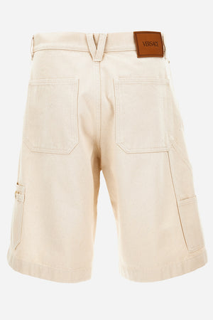 Short Denim In Denim Ecru' Stop Rinsed