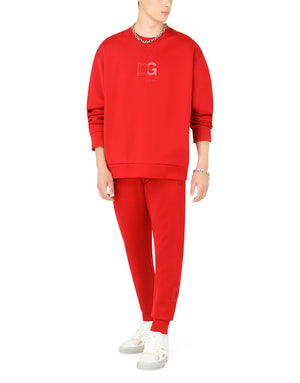 JERSEY JOGGING PANTS WITH DG PATCH