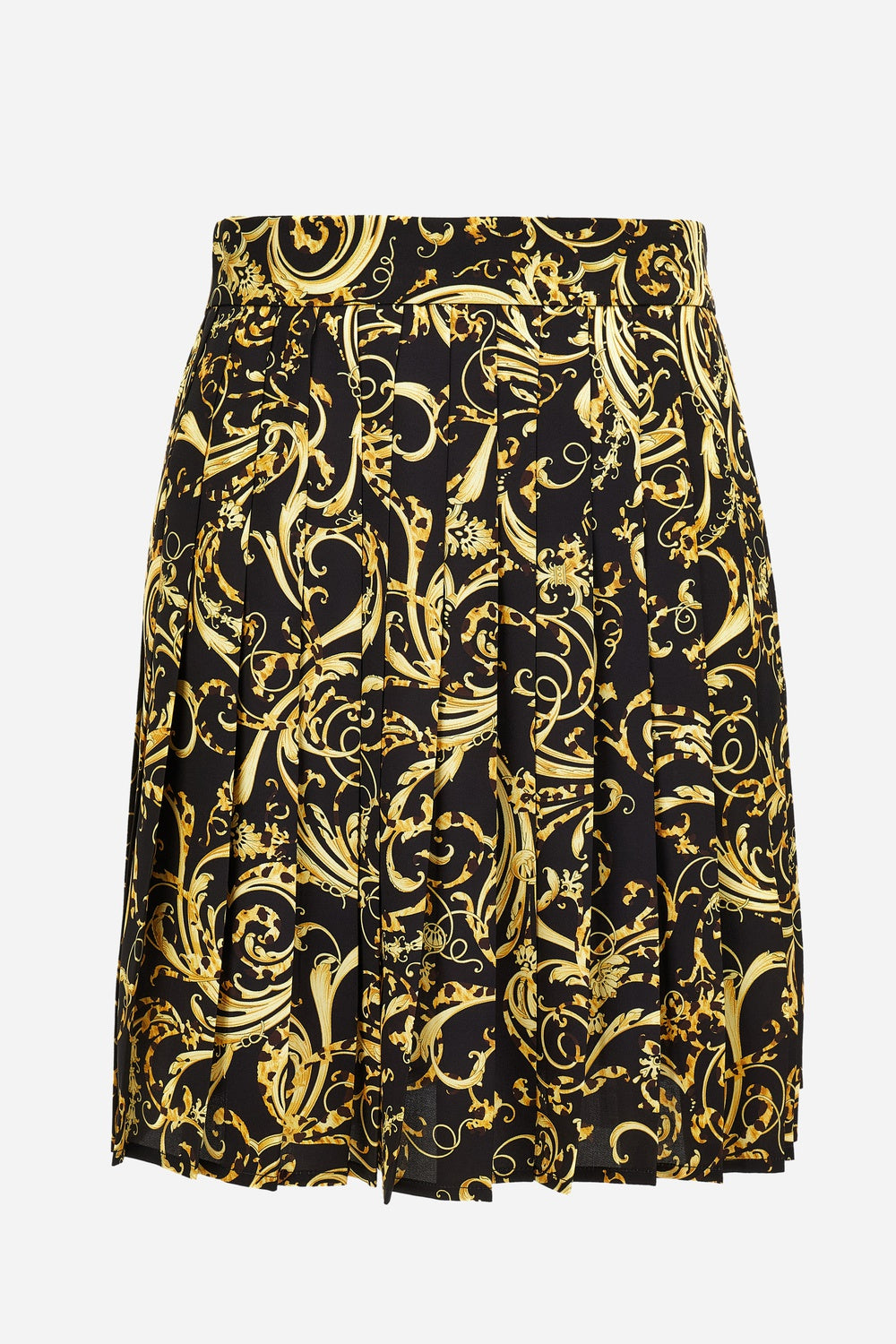 Skirt In Baroque Cheetah Print Twill Poly
