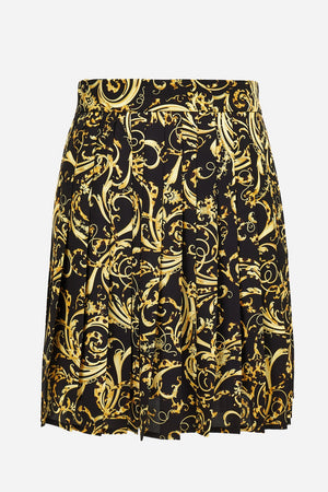 Skirt In Baroque Cheetah Print Twill Poly