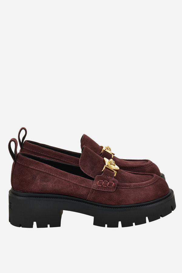 Icon Loafer  In Suede-Enamel Hw