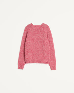 Maglione Girocollo In Lana Con Ricamo Vlogo