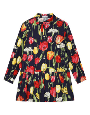 VIYELLA DRESS WITH TULIP PRINT