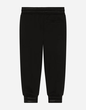 JERSEY JOGGING PANTS WITH DG LOGO EMBROIDERY