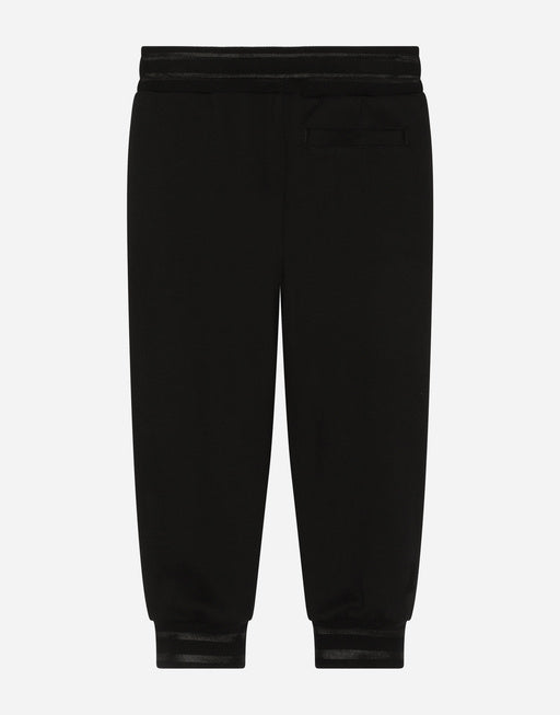 JERSEY JOGGING PANTS WITH DG LOGO EMBROIDERY
