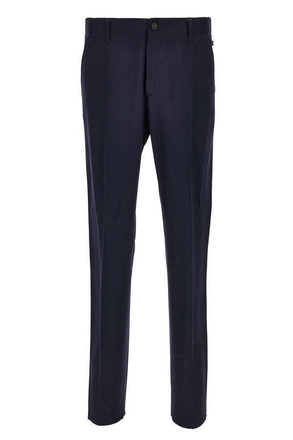 Formal Pant In Responsible Dry Hand Wool Grain De Poudre