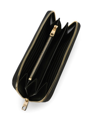 CALFSKIN ZIP-AROUND DG LOGO WALLET