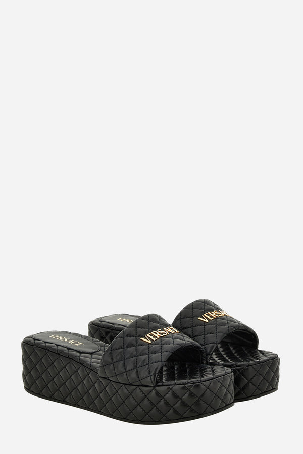 Platforms Mule T.55 In Lamb Leather