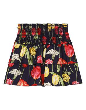 VIYELLA SKIRT WITH TULIP PRINT