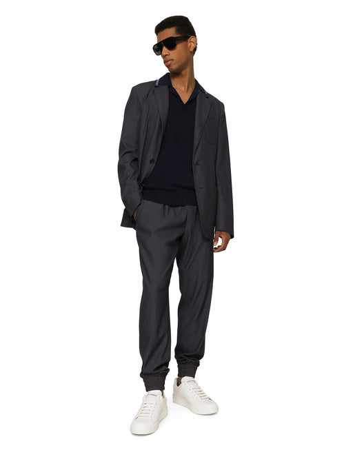 VIRGIN WOOL PORTOFINO-FIT JACKET