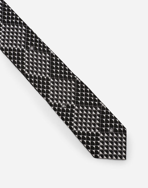 PRINTED TWILL TIE