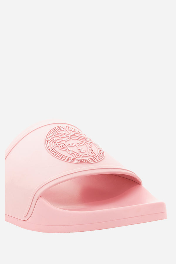 Versace Pool Slides In Rubber