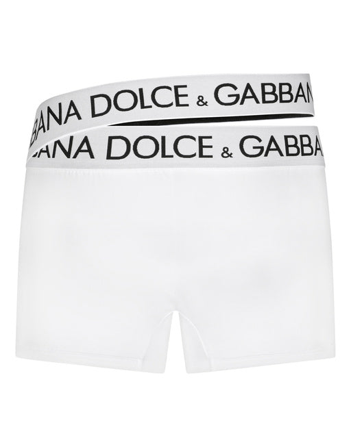 TWO-WAY-STRETCH JERSEY BOXERS WITH DOUBLE WAISTBAND