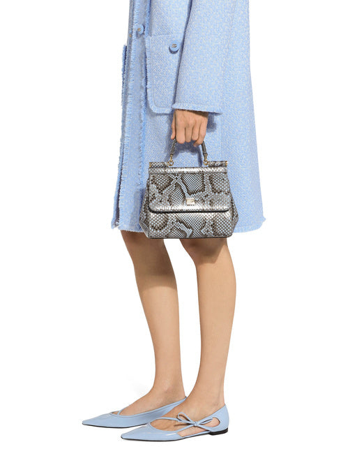 SINGLE-BREASTED COAT IN RACHEL TWEED