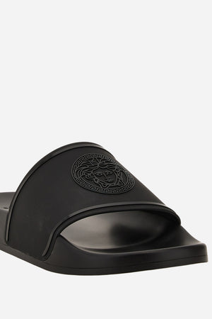 Versace Pool Slides In Rubber