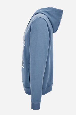 Sweatshirt In Non-Brushed Sweat Fabric-Logo Print
