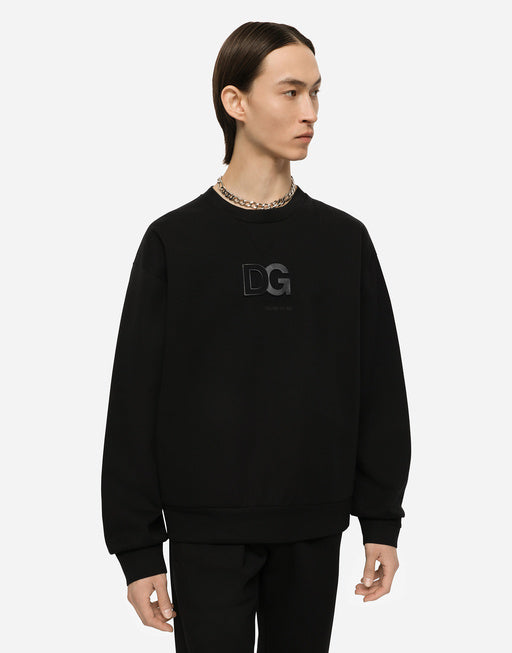 JERSEY SWEATSHIRT WITH 3D DG PATCH