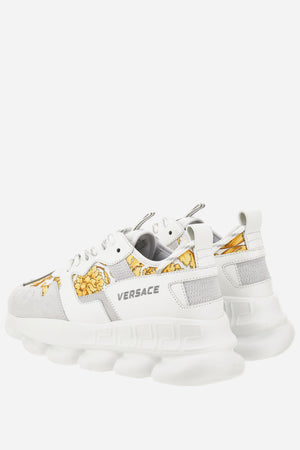 Chain Reaction Low Top In Suede-Barocco Print Fabric