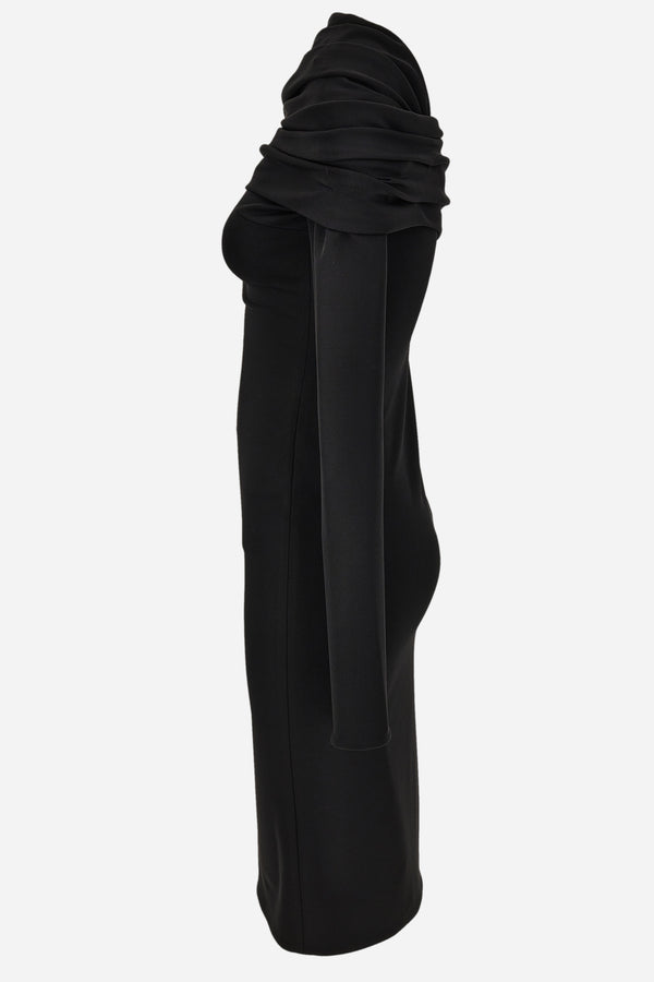Cocktail Dress In Responsible Techno Piquet Stretch